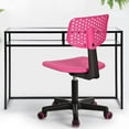 FurnitureR 360 Swivel Task Chair, Low Back Armless Writing Desk Chair