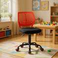 thumbnail image 1 of Homy Casa Kids Ergonomic Swivel Task Chair, Adjustable Height Rolling Chair for Study Desk & LEGO Table, 1 of 5