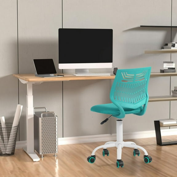 FurnitureR Adjustable Gaming Chair for Home Office Ergonomic 360 Swivel Computer Desk Chair with Breathable Backrest, Height Adjustable , Modern Design for Gaming and Workstations