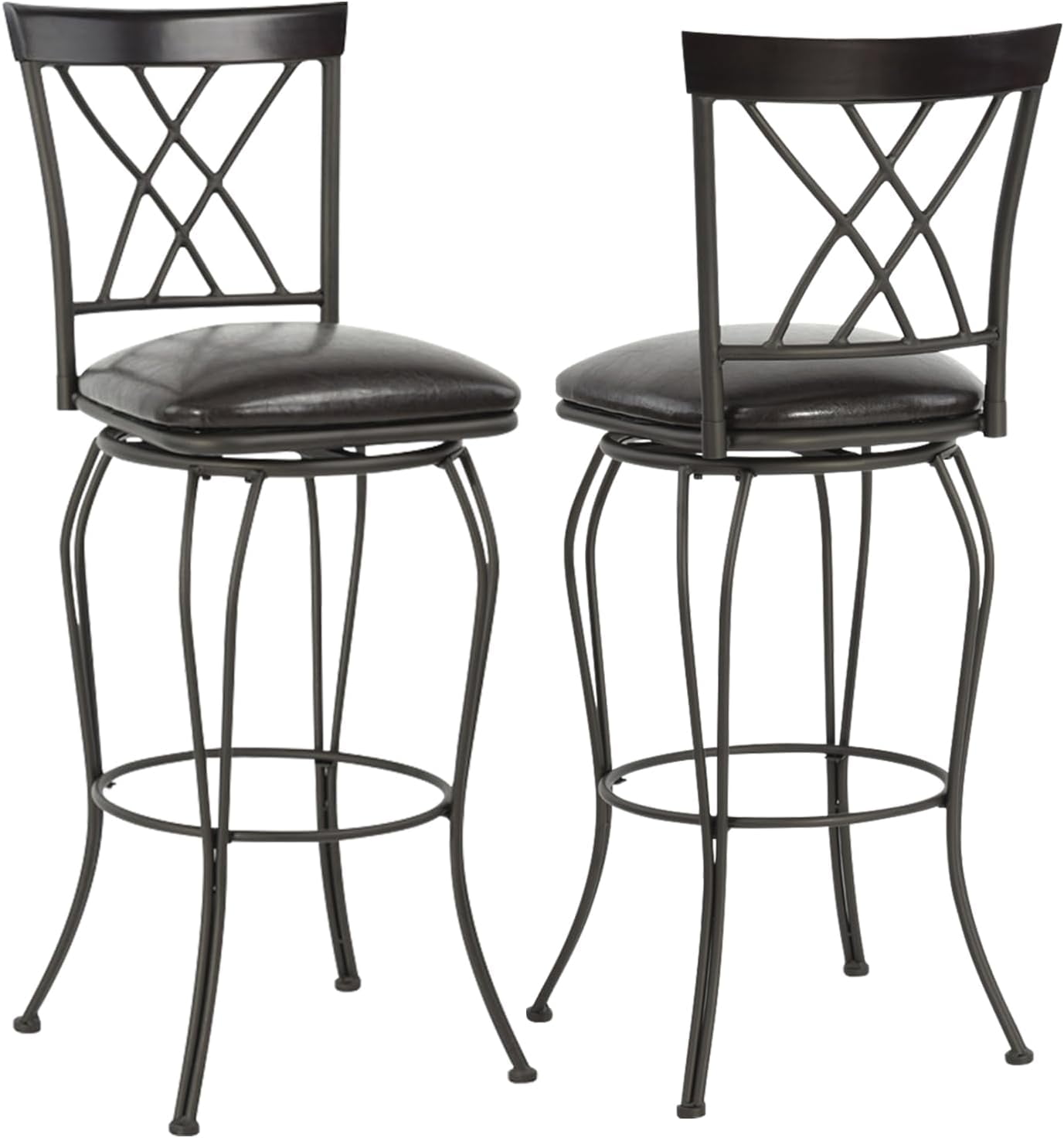 Country Style Bar Stools With Back