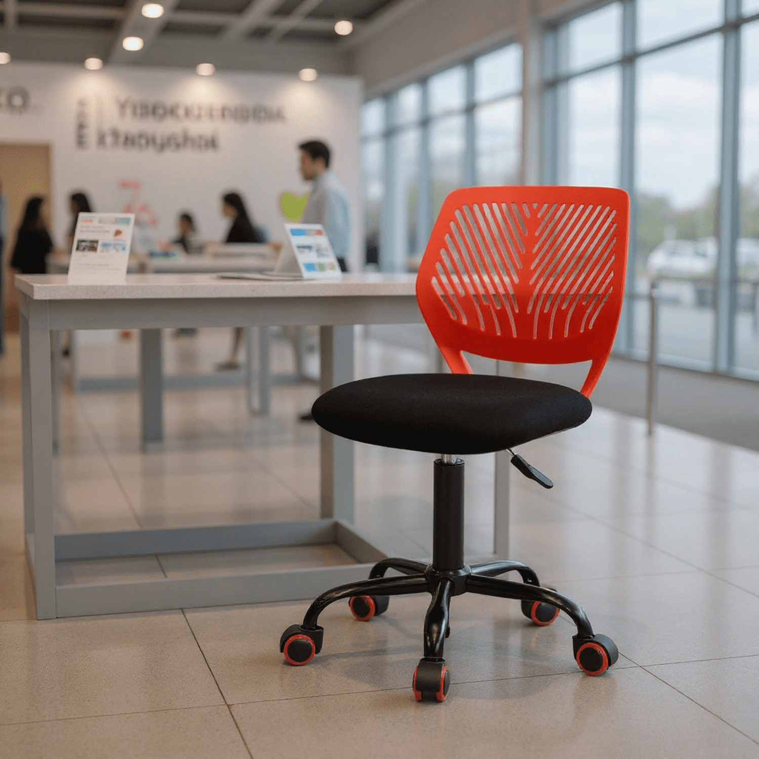Homy Casa Ergonomic Swivel Task Chair with Adjustable Height ...