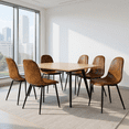 thumbnail image 1 of Homy Casa Set of 4 Modern Meeting Room Chairs Upholstered Side Chairs with Ergonomic Curved Back and Durable Metal Legs for Conference Room Office and Training Space, 1 of 6