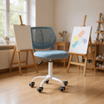 thumbnail image 1 of Homy Casa Drafting Artist Stool Ergonomic Adjustable Office Chair with Swivel Casters and Footrest Ring for Design Studios Art Rooms and Technical Workspaces, 1 of 5