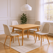 FurnitureR Velvet Side Chair, Set of 2, Coral