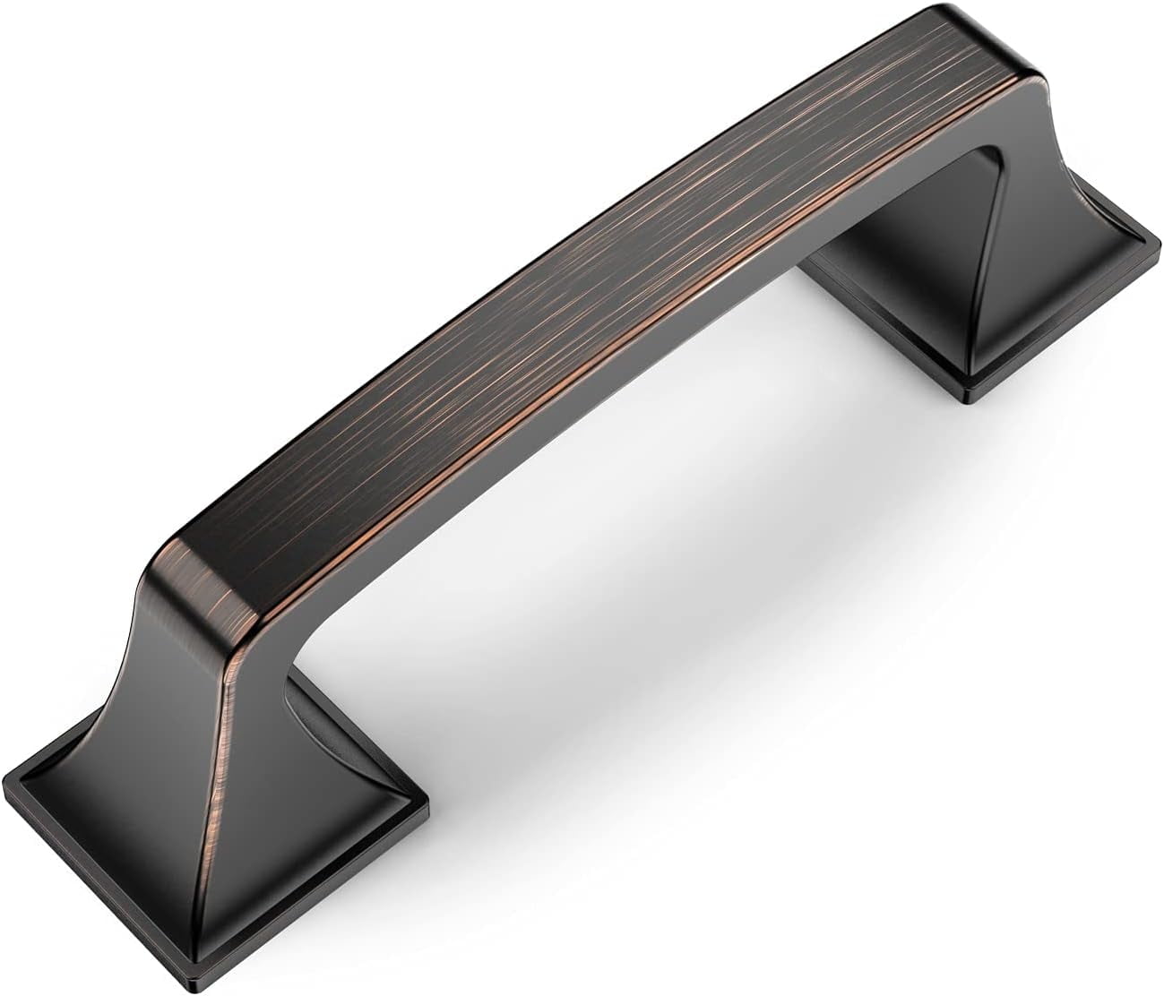 Furniware 10 stuks kasthandvat,Deurgrepen 128mm Gat Pitch, keukenkast boogtrekhandgreep, voor keukenkastdeur, slaapkamer dressoir lade, mat zwart