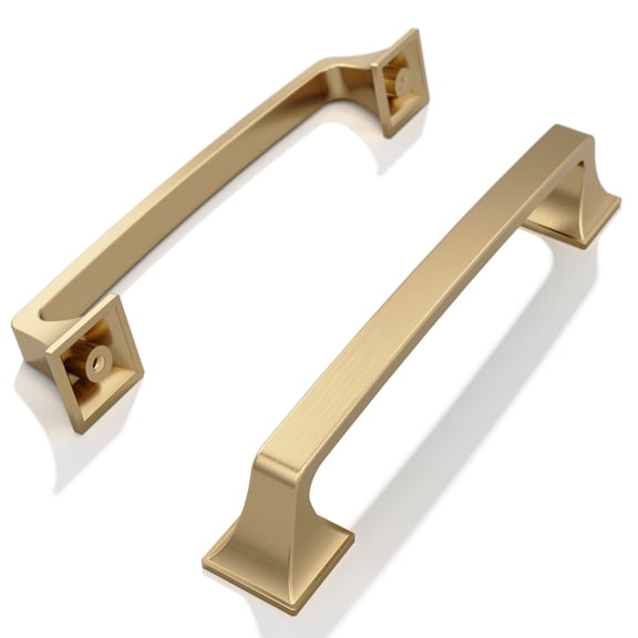 Furniware, 5" Bronze Zinc Alloy Nickel Cabinet Pulls with 10 Packs Cabinet Handles 10 Piece 10 Pack