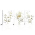 thumbnail image 1 of Furnster 3 PCS 12x16 inch Gold Framed Floral Wall Art Flower Print for Gallery Walls Home Decoration Ready to Hang, 1 of 13