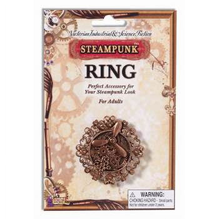 Furoum Novelties Bronze Steampunk Gears Ring