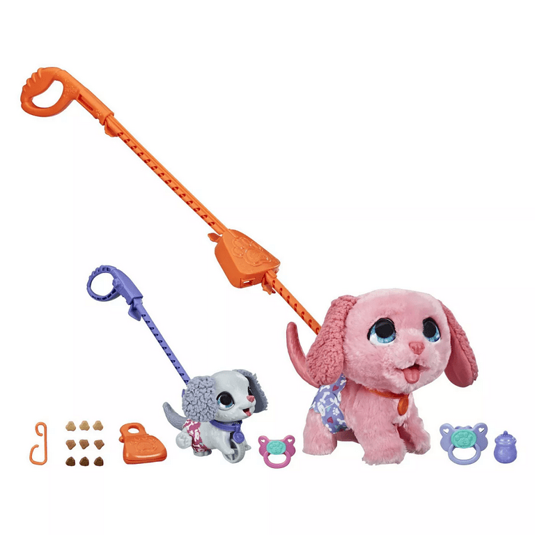 furReal Poopalots Big Wags Interactive Pet Toy, Connectible Leash System,  Ages 4 and Up