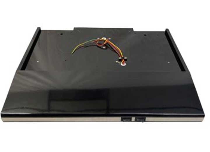 GREYSTONE 22IN SUPER SLIM RANGE HOOD VENTED 12V BLACK