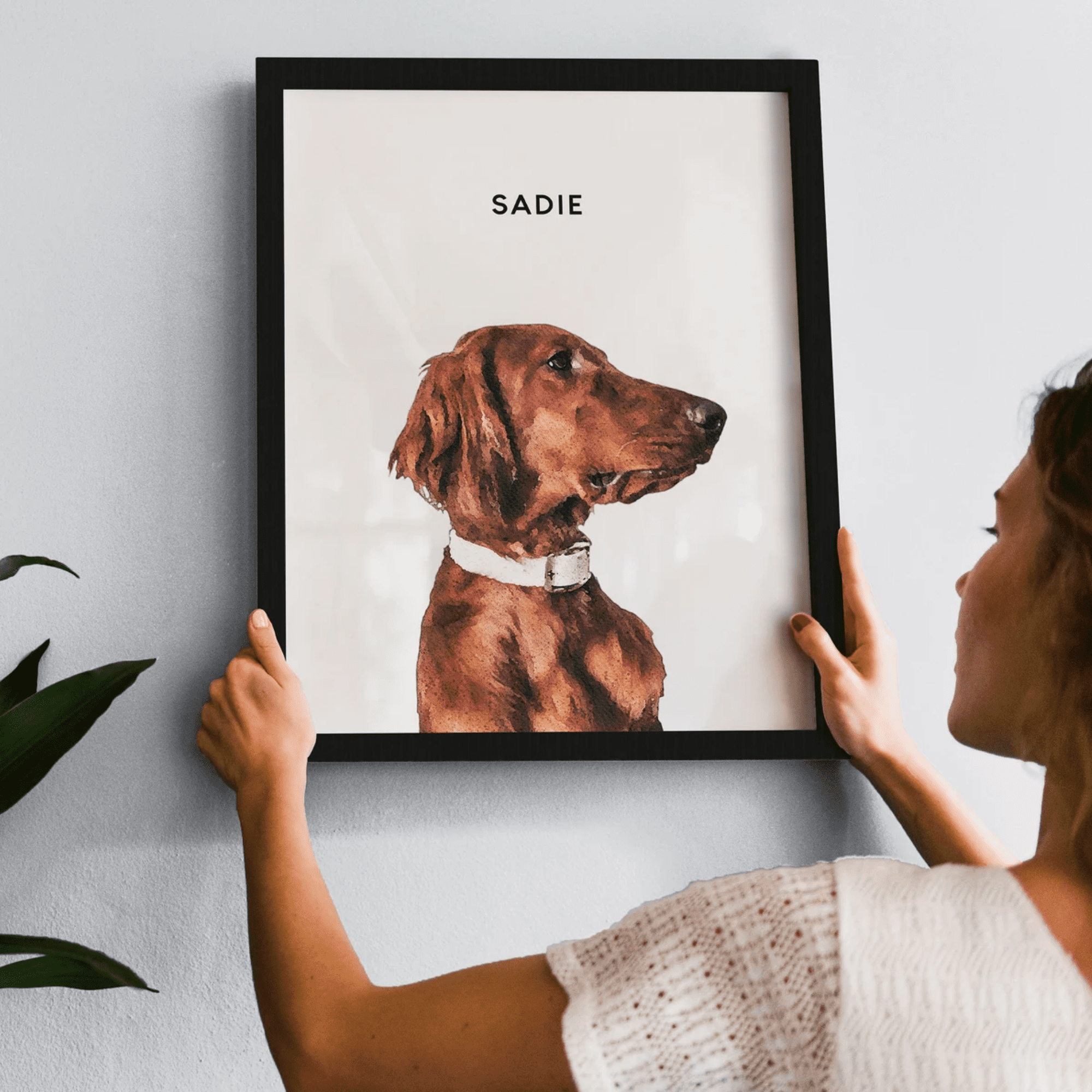Furrlio Pet Portrait from Your Photos Dog Memorial Gifts for Loss of Dog Personalized Gift for Her Birthday Pet Memorial Gift for Dog Gift for Women Men Cat Dog Portrait