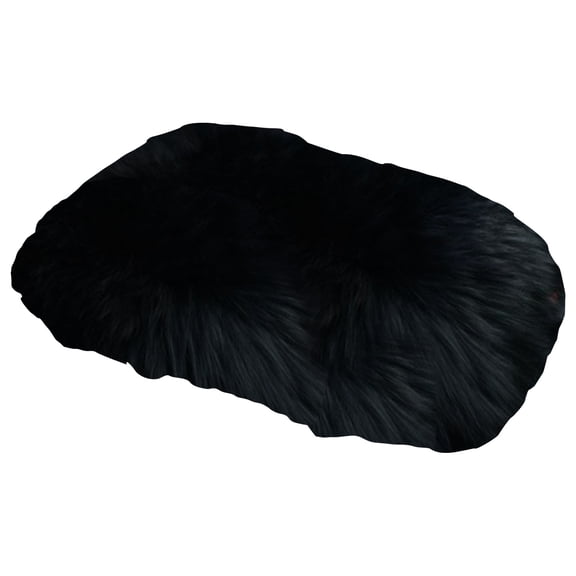 Furry Armrest Cover for Car Truck SUV Sheepskin Wool Soft Fluffy Auto Center Console Cover for Women Girl
