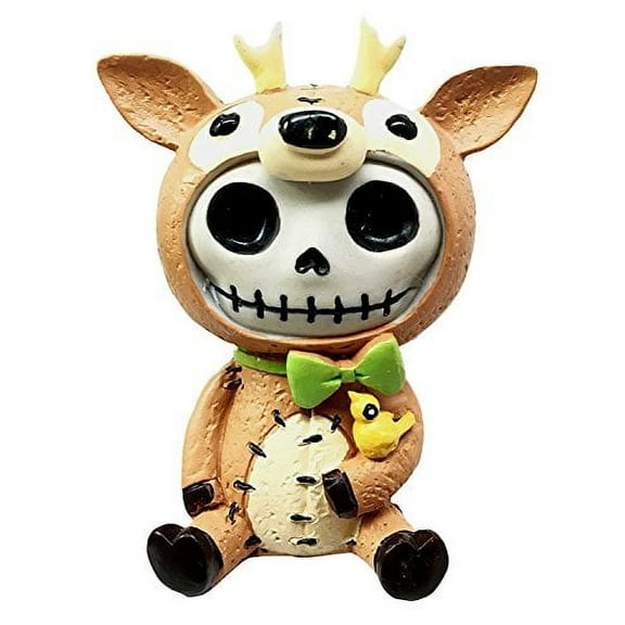 Furry Bones John The Reindeer Deer Costume Skeleton Monster Sit Up Ornament Figurine