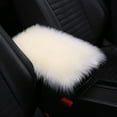 Furry Car Armrest Cover Car Center Console Cover Pad Interior Vehicle