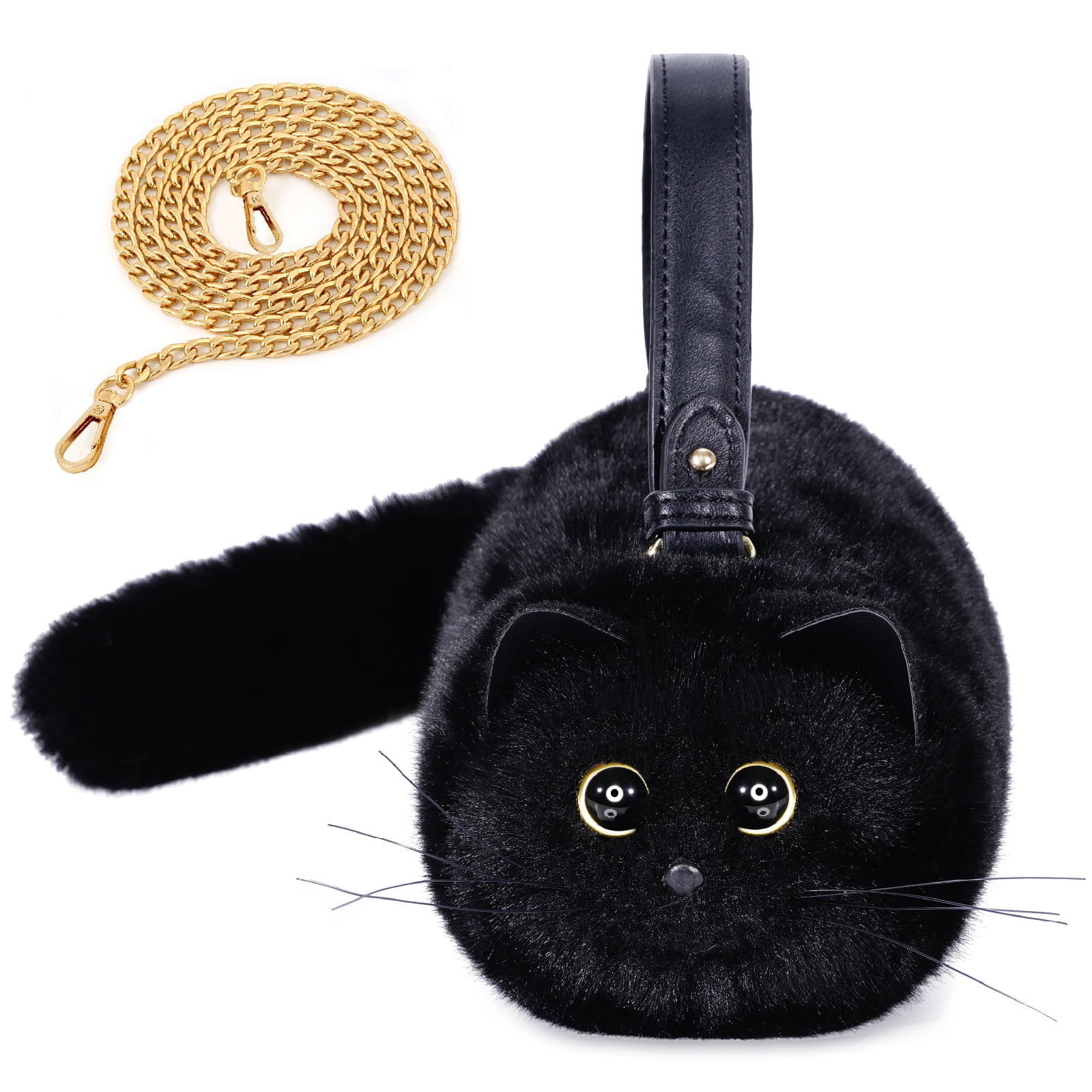 Girls cat purse hotsell