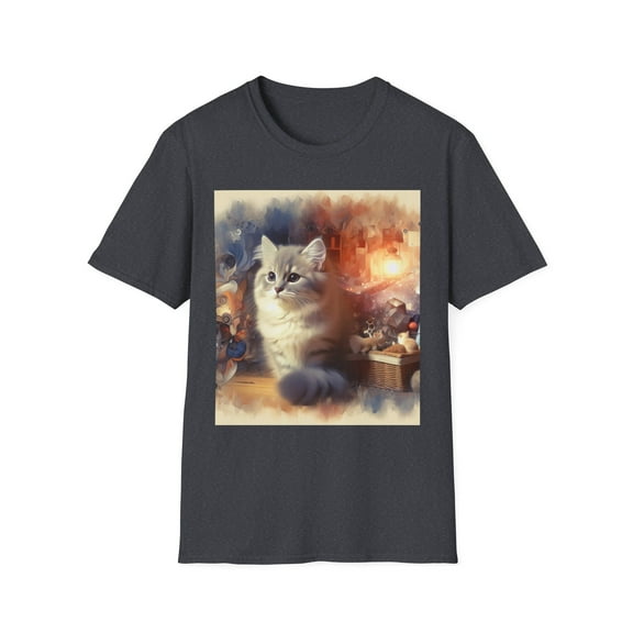Furry Cat Unisex Softstyle T-Shirt