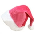 thumbnail image 1 of Furry Christmas Hat Christmas Party Hat Plush Santa Hat Navidad Props New Year Thick Christmas Hat Adults Kids, 1 of 11