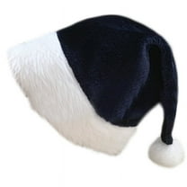 Furry Christmas Hat Christmas Party Hat Plush Santa Hat Navidad Props New Year Thick Christmas Hat Adults Kids