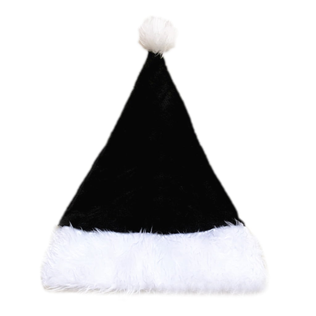 Furry Christmas Hat Christmas Party Hat Plush Santa Hat Navidad Props furry-christmas-hat-christmas-party-hat-plush-santa-hat-navidad-props