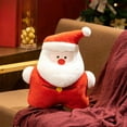 thumbnail image 1 of Furry Christmas Pillow, Cute Santa Claus Snowman Reindeer Tree Shape Plush Cushion for Sofa Bed Chair, Holiday Decorative Pillow for Christmas Home Decor and Gift, 1 of 6