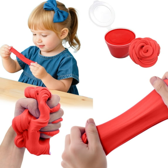 Furry Cloud Butters Slimes Clays Toy Non Settling With Accessories DIY Noodles Stretchy For Creatives Crafts Cotton Puree Sensory Play Stress Relief