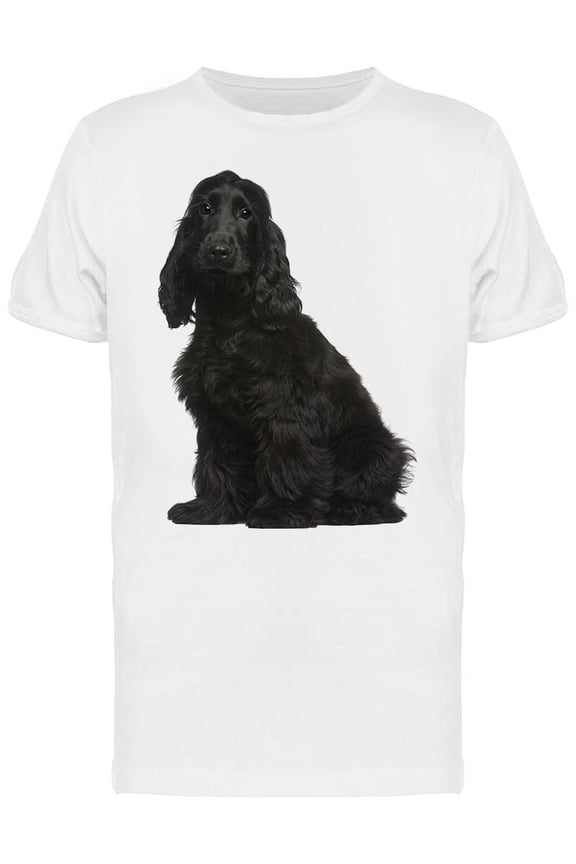 Furry Cute Cocker T-Shirt Men -Image by Shutterstock, Male Large