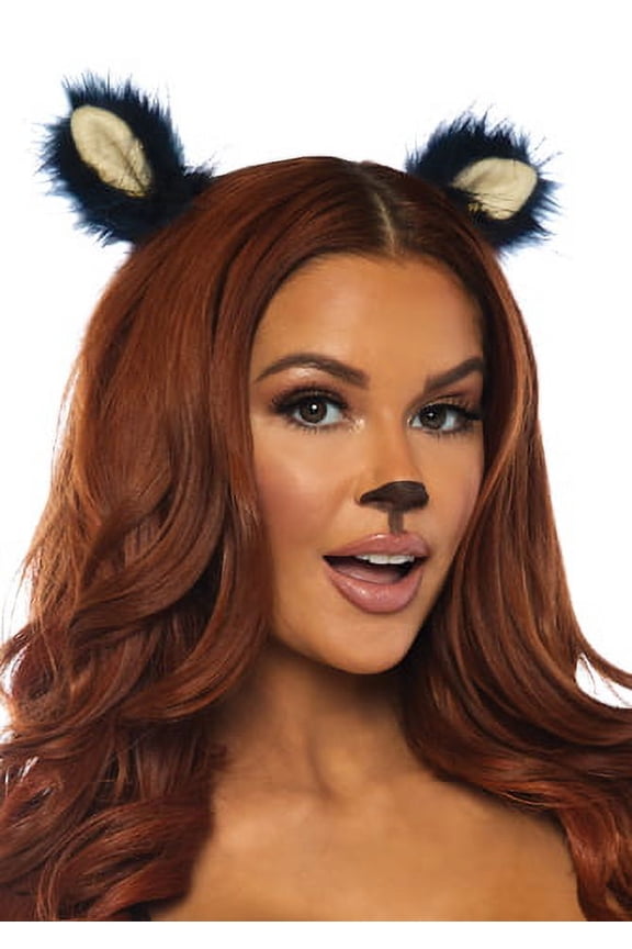 Furry Ear Clips Adult Halloween Accessory