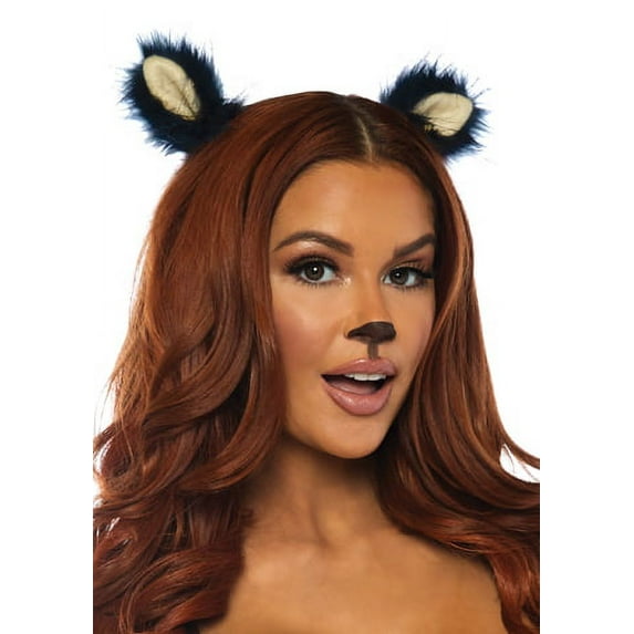 Furry Ear Clips Adult Halloween Accessory