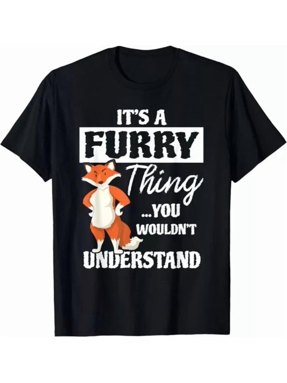 Furry Fandom Furries Animal Cosplay Costume Cute Gift Classic Look Suited To Relaxed Moments And Casual Events T-Shirt, Size S-5XL