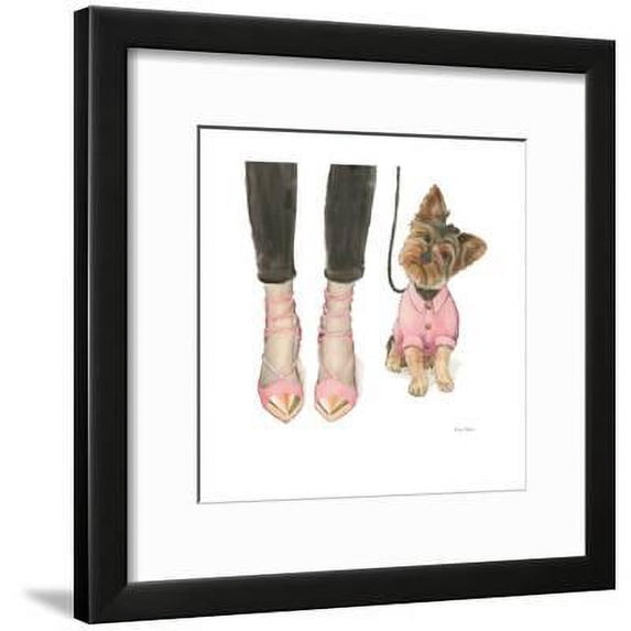 Furry Fashion Friends III, Animals Framed Art Print Wall Art by Emily Adams Sold by Art.Com