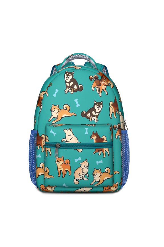 Furry Friend Design Student Backpack - Durable & Stylish with Multiple Pockets