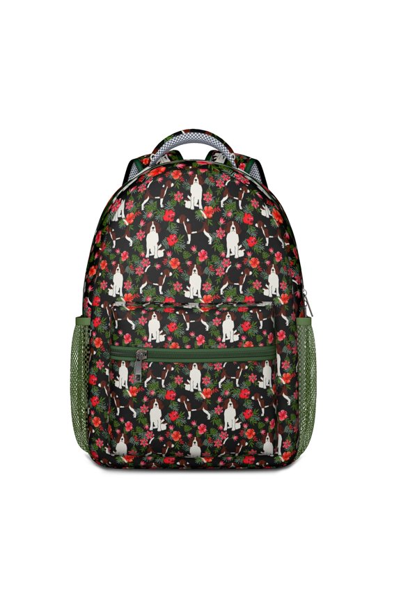 Furry Friend Print Lightweight Daypack - Adjustable Straps & Padded Back for Ergonomics