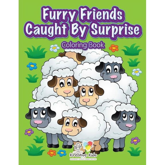 Furry Friends Caught By Surprise Coloring Book, (Paperback)