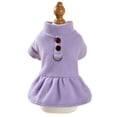 thumbnail image 1 of Furry Hoodie Dog Pullover Skirt for Medium Dogs to Large Dogs for Christmas Windproof Thick Coat for Winter Outdoor, 1 of 8