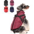thumbnail image 1 of Furry King Dog Winter Coat, Furry Jacket for Dogs, Furry Dog Jacket with Harness, Dog Jacket for Small Medium Large Dogs, Pet Outdoor Jacket, Waterproof Windproof Dog Snow Jacket with Zipper, 1 of 9