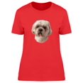 thumbnail image 1 of Furry Maltipoo Dog T-Shirt Women -Image by Shutterstock, Female XX-Large, 1 of 2