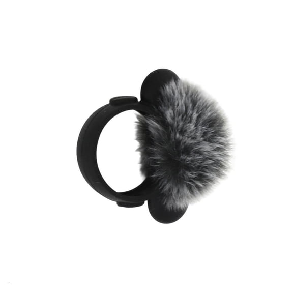 Furry Outdoor Microphone Windscreen Muff Lavalier Wind Muff Lapel Microphone