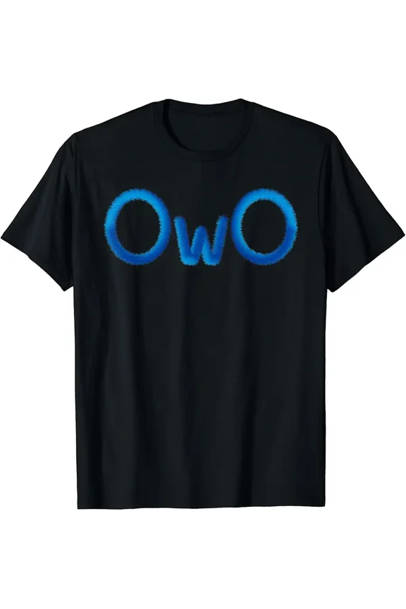 Furry OwO Fursona Furries Fandom Graphic Design Unisex T-Shirt, up to Size 5XL