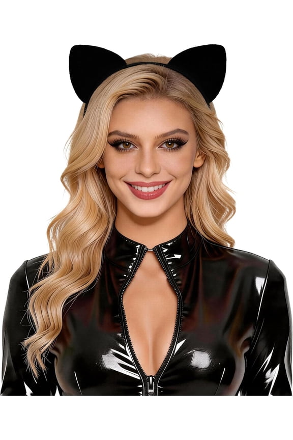 Furry Padded Cat Ears Headband