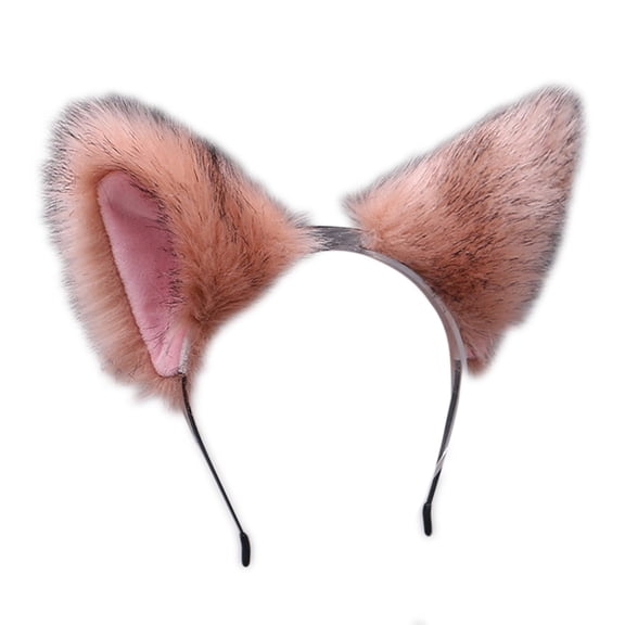 Furry Plush Cats Ear Headbands Japanese Styles Animel Ears Cosplays Hair Accessories for Masquerades Christmas Parties