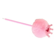 Furry Pompoms Ballpoint Pen Funny Writing Tool 0.7mm Refillable for Student Writing Drawing Christmas Stocking Fillers