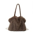 thumbnail image 1 of CHUMUD Furry Purse Winter Fluffy Bags for Women Fuzzy Tote Bag Handbags Faux Fur Bag Fluffy Shoulder Crossbody Bag, 1 of 5