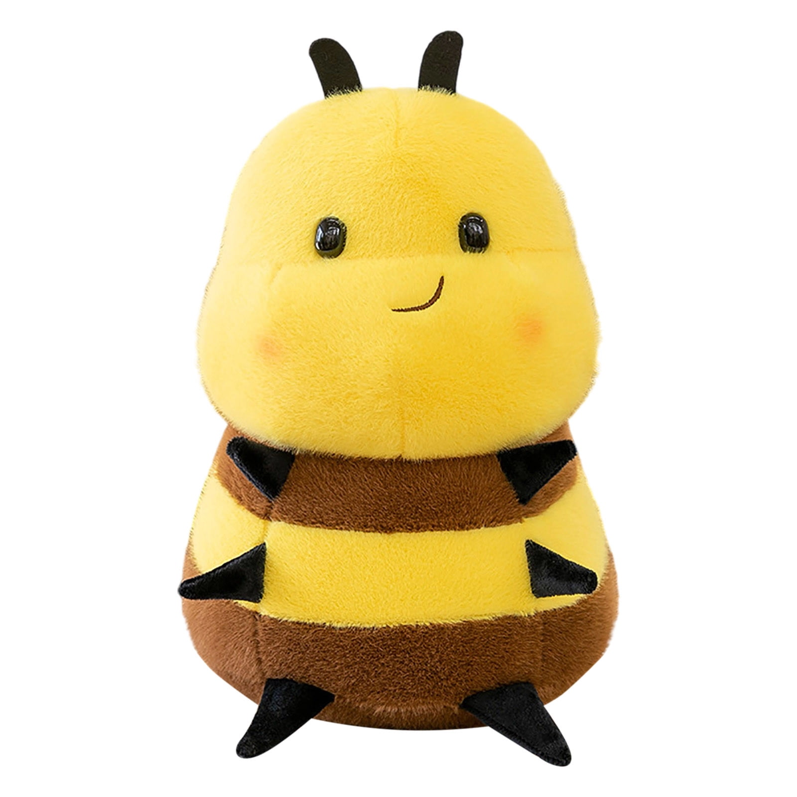 Furry Sitting Honeybee Plush Toy,Cuddly Bee Stuffed Animals Super