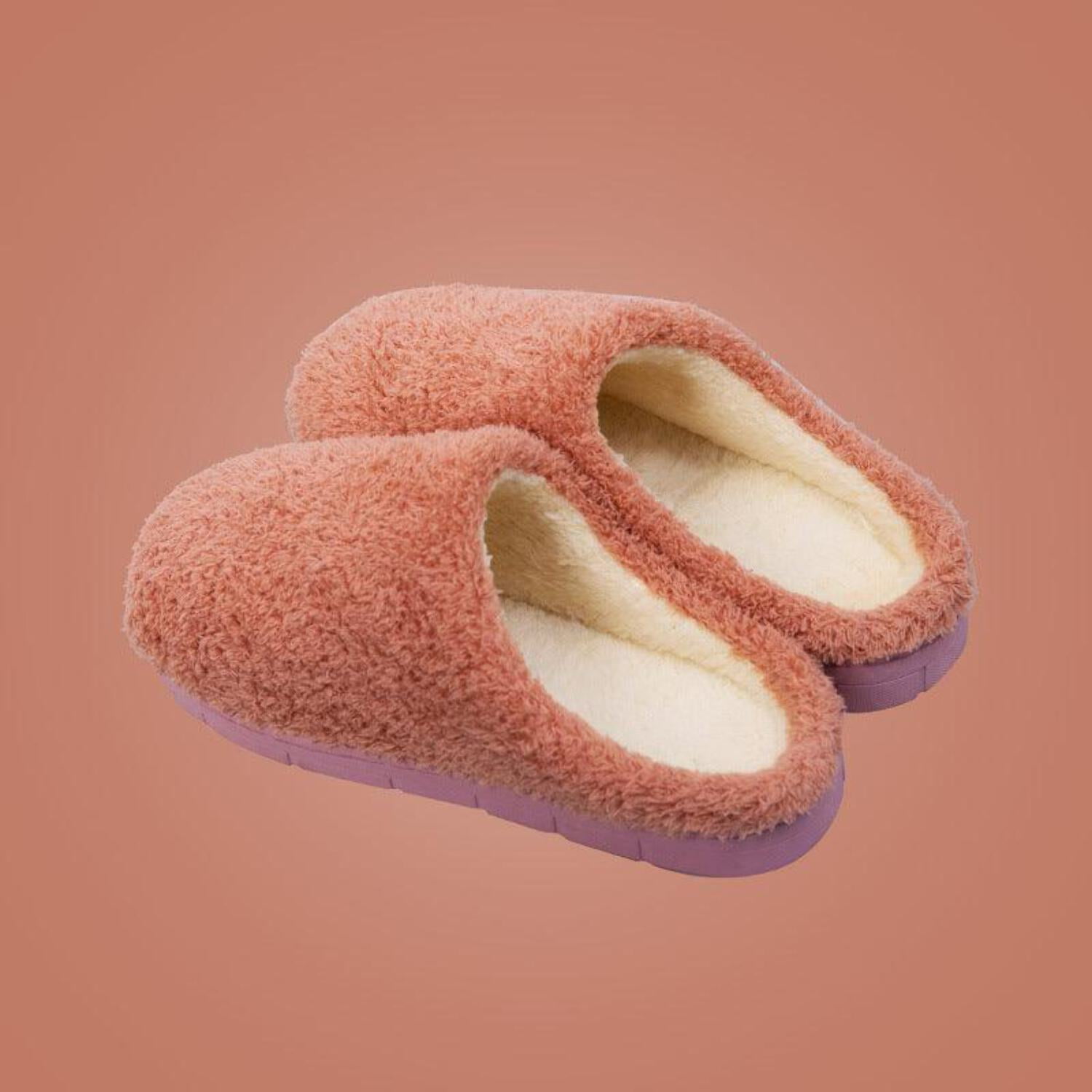Furry Slippers Soft Winter Bedroom Slippers Women - Walmart.com
