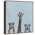 thumbnail image 1 of Furry Trio II Floater Framed Painting Print on Canvas, 1 of 6