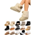 thumbnail image 1 of Furry Winter Boots for Women Snow Ankle Boot Pull On Fuzzy Comfortable Walking Shoes Winter Warm Shoes Round Toe Thick Sole Casual Boots, 1 of 9