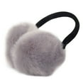 thumbnail image 1 of Furry Winter Earmuff Soft Warm Ear Muffs Winter Cold Weather Ear Warmer Outdoor Ear Covers for Women Girls, 1 of 3