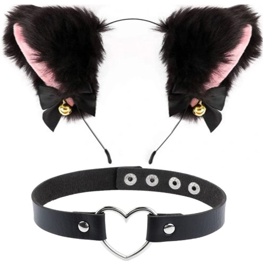 Colorful Cat Leather Chokers