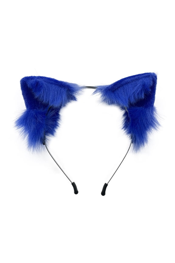 Furry for Ears Hair Hoop Plush Kitten Ears Hairband Ears Headband for Washing Face Makeup Lovely Photo Props