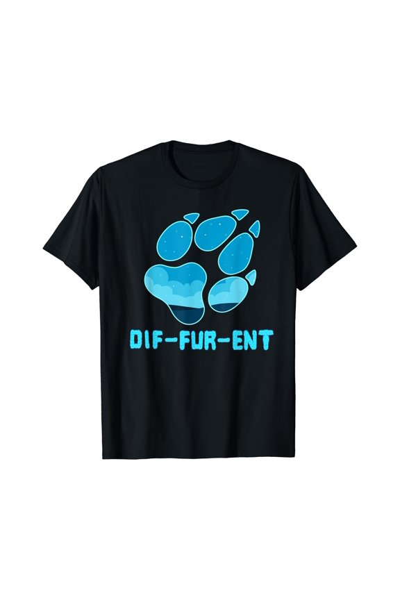 Furry shirt - DifFurEnt Wolf Dog Paw t-shirt